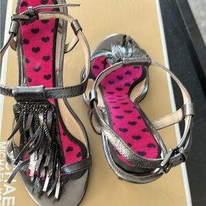 Michael Kors Kids Metallic Sandals